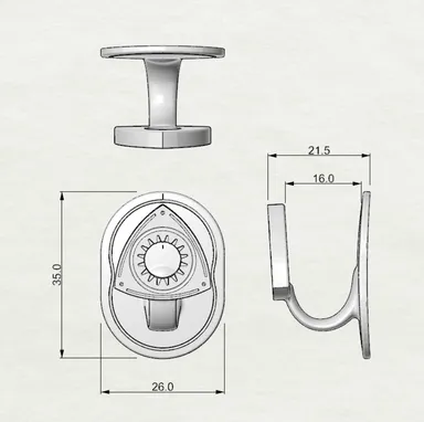 マスクフック寸法