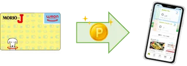 MORIO-Jカード・アプリイメージ図