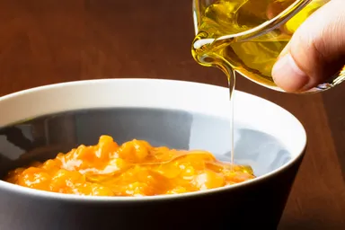 オリーブオイルをプラスしてさらに美味しく