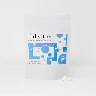 食物繊維＋乳酸菌のタブレット菓子「パレオティクス」