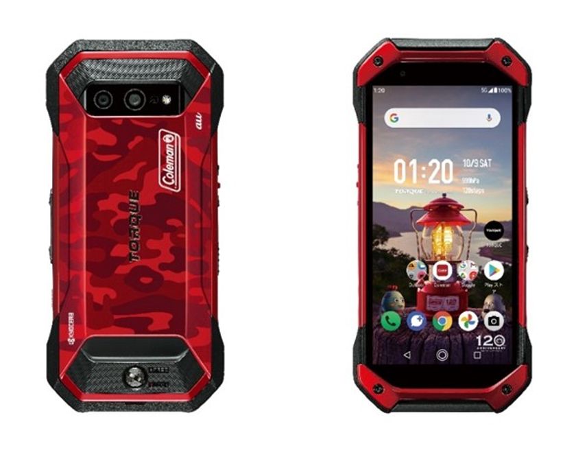 「TORQUE(R)」と「Coleman」のコラボレーションモデル
「TORQUE(R) 5G Coleman LIMITED」登場