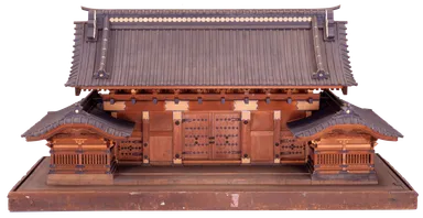 仙台藩伊達家汐留上屋敷表門模型(東京大学大学院工学系研究科建築学専攻蔵)
