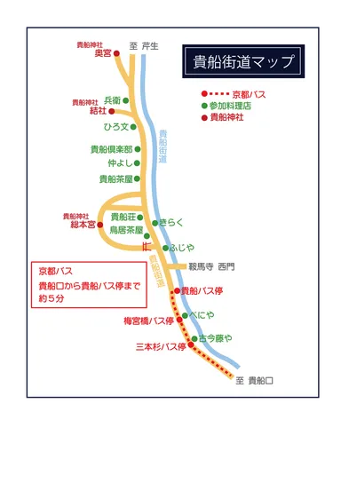 貴船街道マップ
