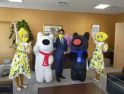 尾道市長との表敬訪問時(2021年3月18日)