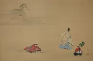 若菜摘図 冷泉為恭筆 江戸時代・19世紀 東京国立博物館蔵