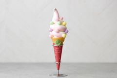 ソフトクリーム(おいりトッピング)