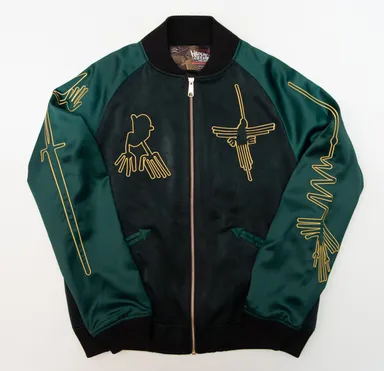 ナスカジャン2021(フマナグリーン×ダークグリーン)_1