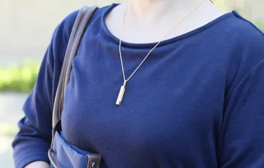 金属製香りの遺骨ペンダント