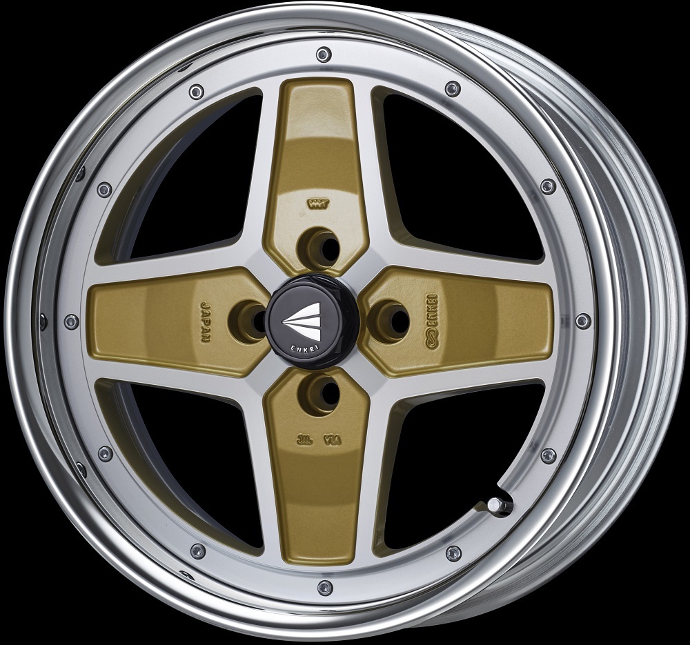 訳あり】 ブラック Neo 5.5J-17インチ MASH4 ENKEI ネオ PCD100 ネオクラッシック エンケイ ホイール１本 メッシュフォー  4H NeoClassic タイヤ、ホイール