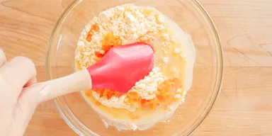 水と粉を混ぜるだけ