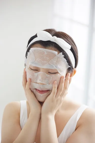 コットンパフの使用シーン