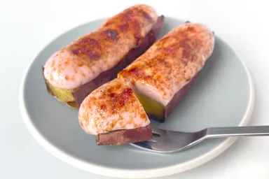 桜のぷっくり焼き芋クレームブリュレ(2)