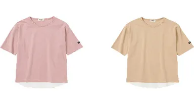 ●ガールズレイヤードＴシャツ　 SIZE:120-160