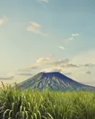 雄大なサンクリストバル火山