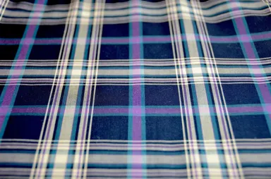 レッスンバッグ生地　タータンチェック