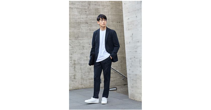 新素材マジかるMATERIAL ｂｙ SOLOTEX(R)　使用
在宅勤務やテレワークにも最適。着心地フリーなビジネスウエア。　