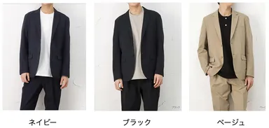 ●2WAYストレッチジャケット　S/M/L/XL　￥6,490 (税込)