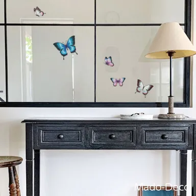 「窓デコ」蝶 シール イメージ