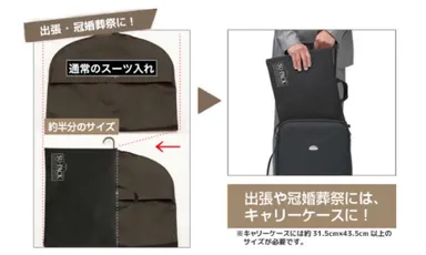 キャリーケースに収納