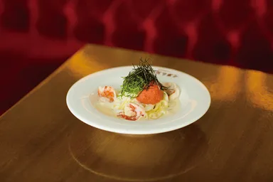 博多明太子のクリームパスタ