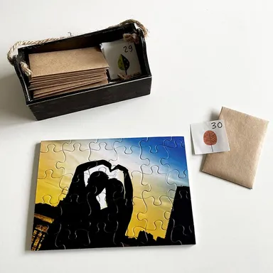 30日後に自分の写真パズルが完成