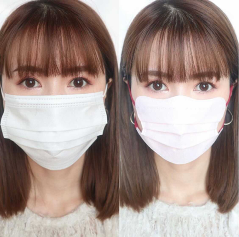 一度つけたらやめられないとインスタグラムで話題 スッキリフェイスラインとオシャレカラーの不織布マスク 株式会社ミンツプランニングのプレスリリース