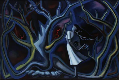 《夜》 1947年　油彩・キャンバス