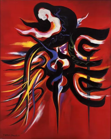 《装える戦士》 1962年　油彩・キャンバス