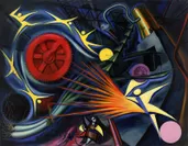《重工業》 1949年　油彩・キャンバス