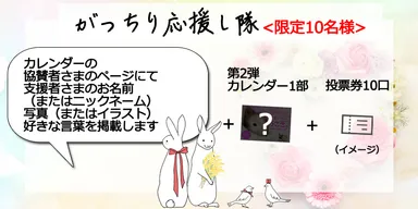 がっちり応援し隊 30,000円