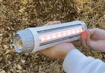 SOSや危険回避のための青赤点滅(GIFファイル添付)