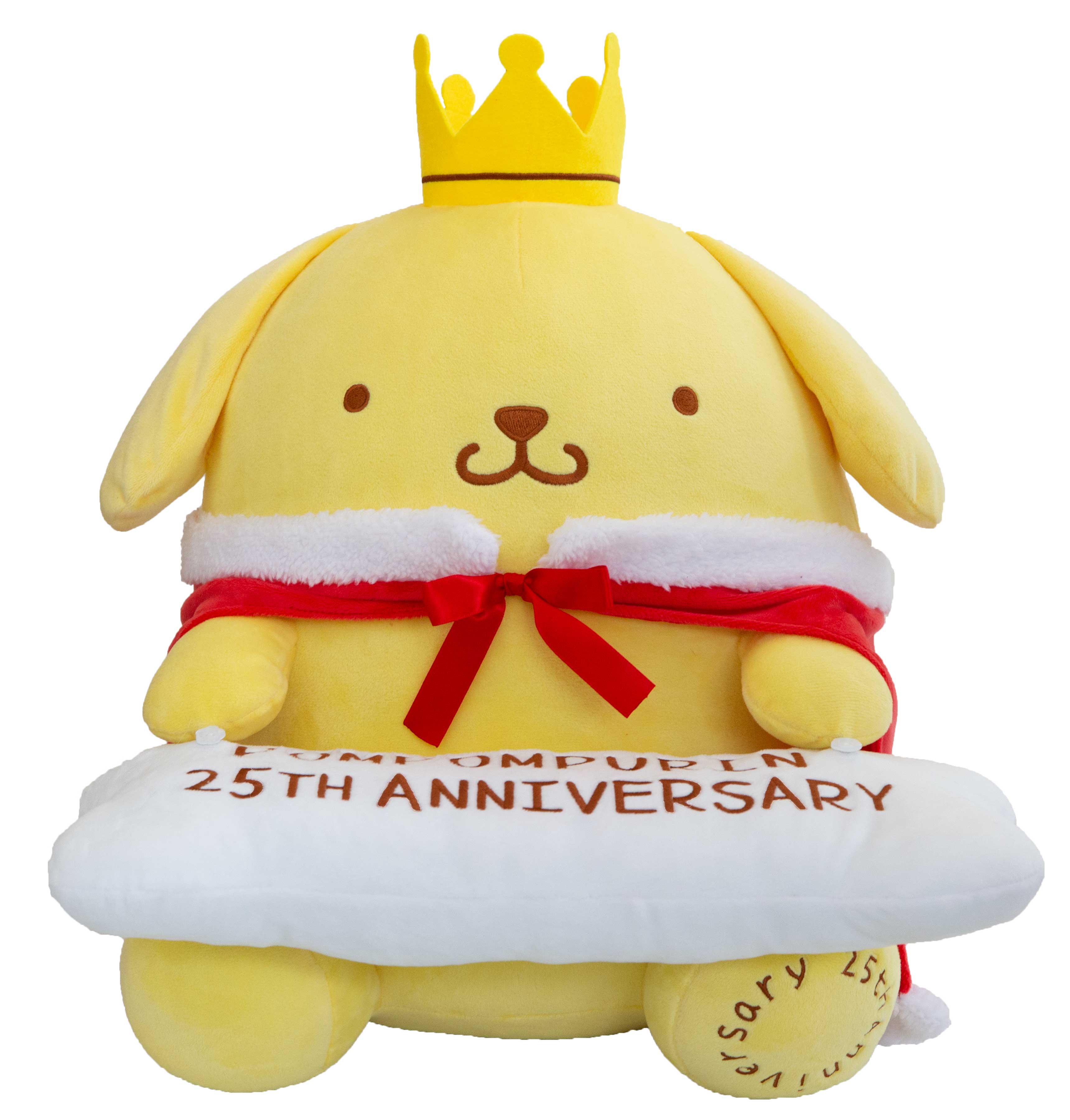 ポムポムプリン25周年記念 ふわふわのぬいぐるみpcクッション登場 いつも一緒 マフィンのボールチェーンマスコット付 株式会社bandai Spirits ネット戦略室のプレスリリース