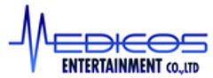 株式会社メディコス・エンタテインメントのロゴ