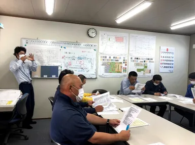 コンテンツ作成の様子