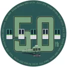 京阪電車開業111周年記念ミニチュアヘッドマーク  5000系誕生50周年記念デザイン