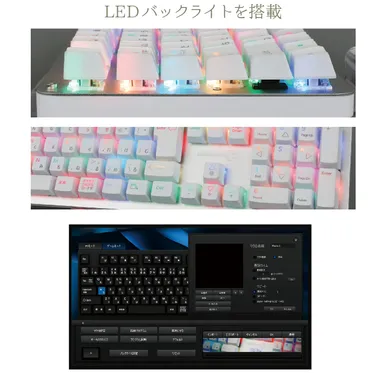 LEDバッグライトを搭載