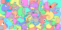 デジタルアート「Friends2」