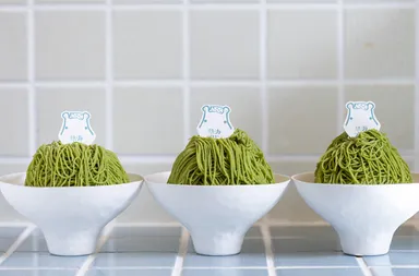 FUJISANプリンシリーズ　抹茶のプリンモンブラン