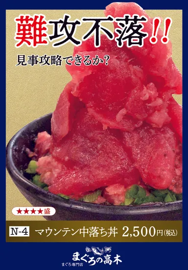 マウンテン中落ち丼 2,500円