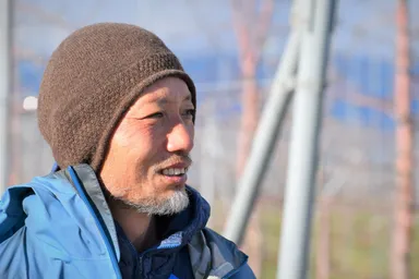 りんご農家　林 甲さん