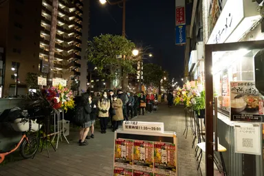 東陽町店オープン時の行列