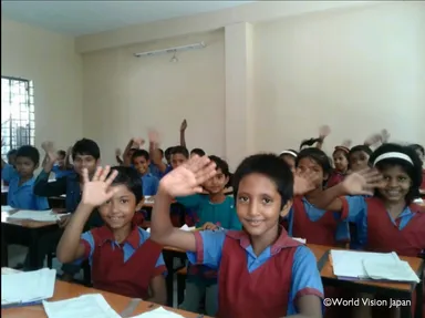 バングラディシュ小学校生徒
