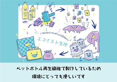 地球環境の事を考えてエコ素材