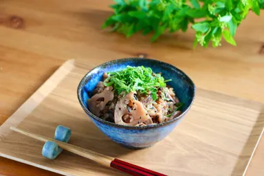 干しえのきの炊き込みご飯