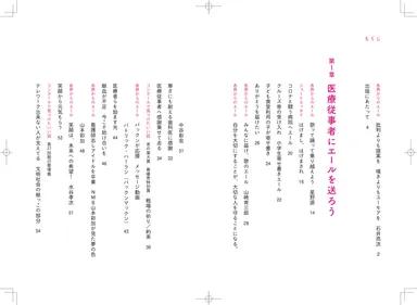 もくじ1章_医療従事者にエールを送ろう