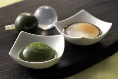 ぷち水玉・抹茶ぷち水玉