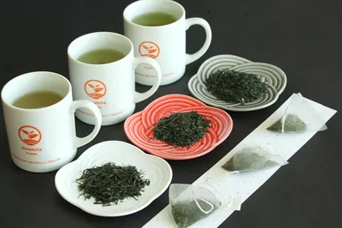 煎茶3品種をティーバッグで飲み比べ