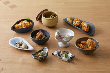 牡蠣のための器ができました