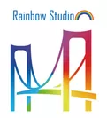 「レインボースタジオ」ロゴ