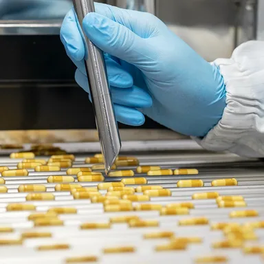 腸内で溶ける耐酸性カプセル